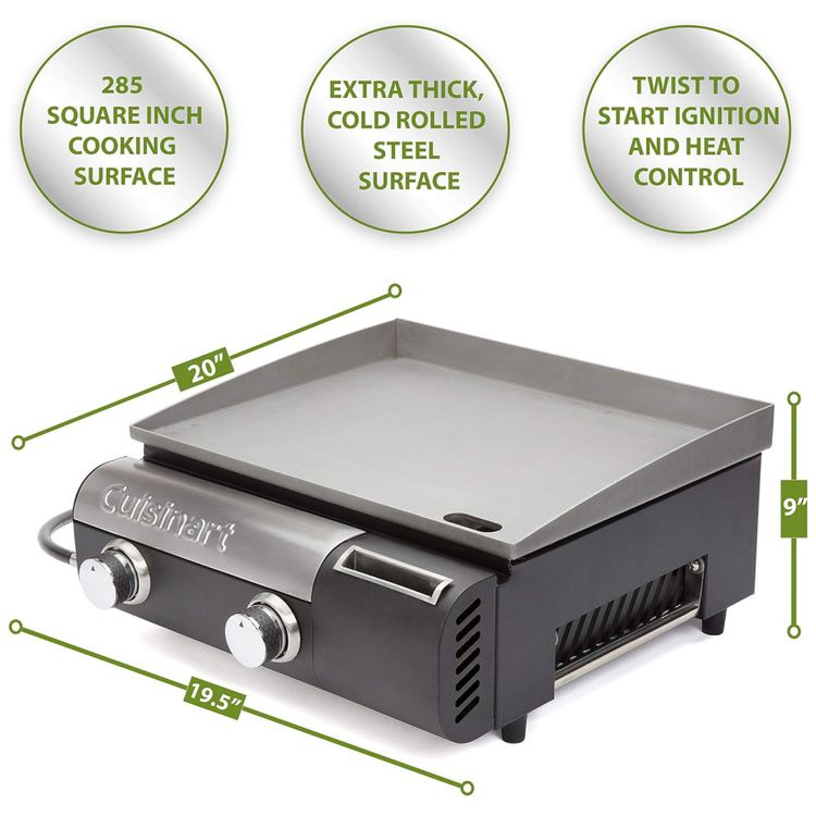 Grelhador-a-gas-Gourmet-CUISINART-CGG-501-Cinza-foto-2