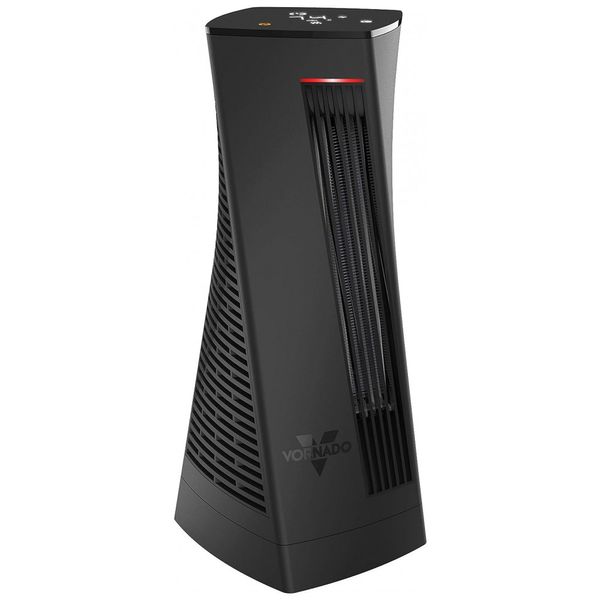 Aquecedor Elétrico de Torre Oscilante com Temporizador Embutido e Display Digital, 110V 1500W, Vornado OSCTH1, Preto