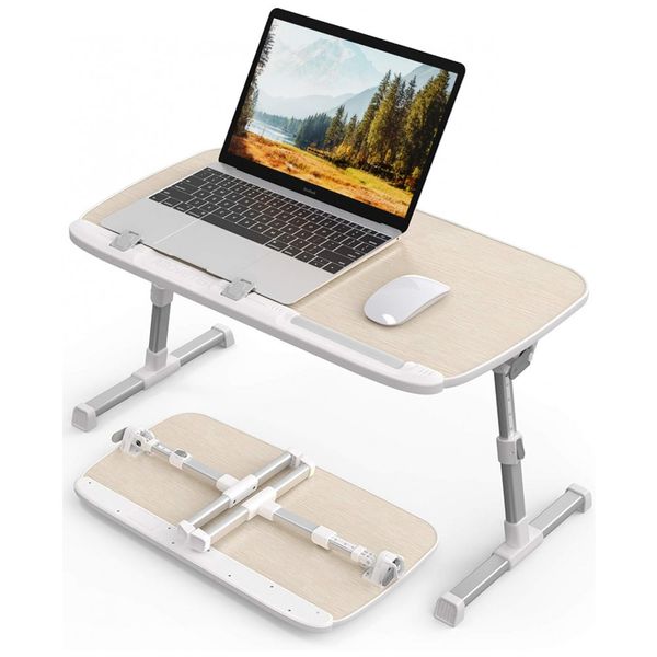 Mesa para laptop para cama, ABOVETEK LT 238H, Branco