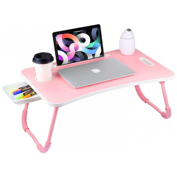 Mesa para laptop, mesa para cama para laptop, suporte para notebook com pernas dobráveis, mesa de sofá, mesa de cabeceira, mesa de leitura para sofá