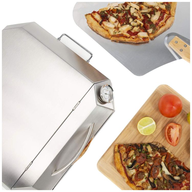 Forno-de-Pizza-Universal-de-Aco-Inoxidavel-com-Termometro-e-foto-2