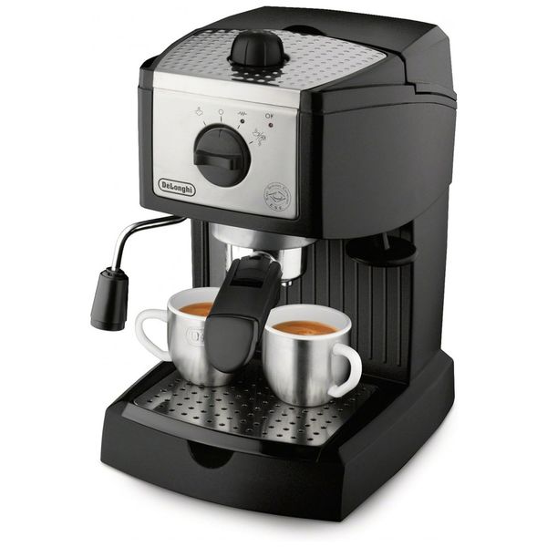 Maquina de café expresso, preto, DELONGHI EC155, Preto