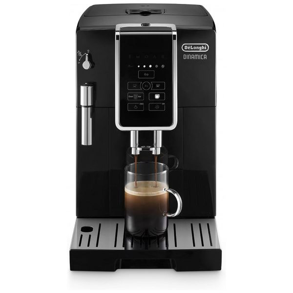 Cafeteira Elétrica e Máquina de Café Expresso Dinamica TrueBrew, Faz café gelado, 110v, DELONGHI ECAM35020B, Preto