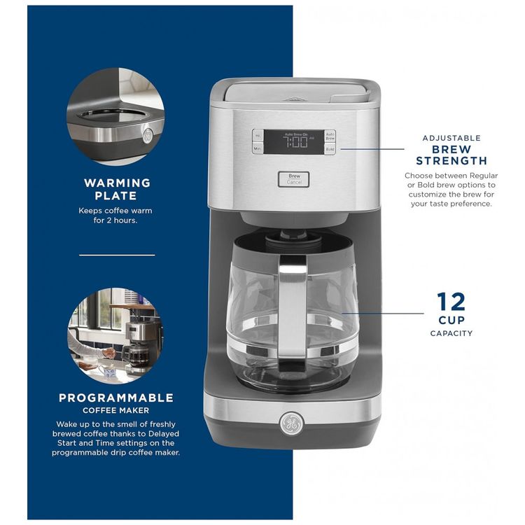 Cafeteira-Eletrica-Drip-GE-G7CDAASSPSS-Prateado-foto-1