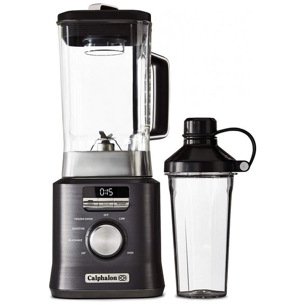 Liquidificador de Bancada 2L com 10 Velocidades e 4 Predefinições, 1100W, 110v, CALPHALON BLCLMB1, Cinza