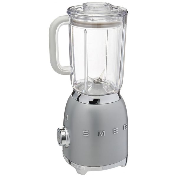 Liquidificador Retro de Bancada  Capacidade 1.5L, 4 Velocidades, 600W, 110V, SMEG BLF01SVUS, Prateado