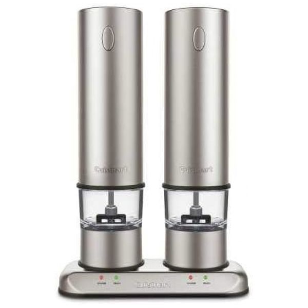 Conjunto de moinho elétrico recarregável, CUISINART, Cinza