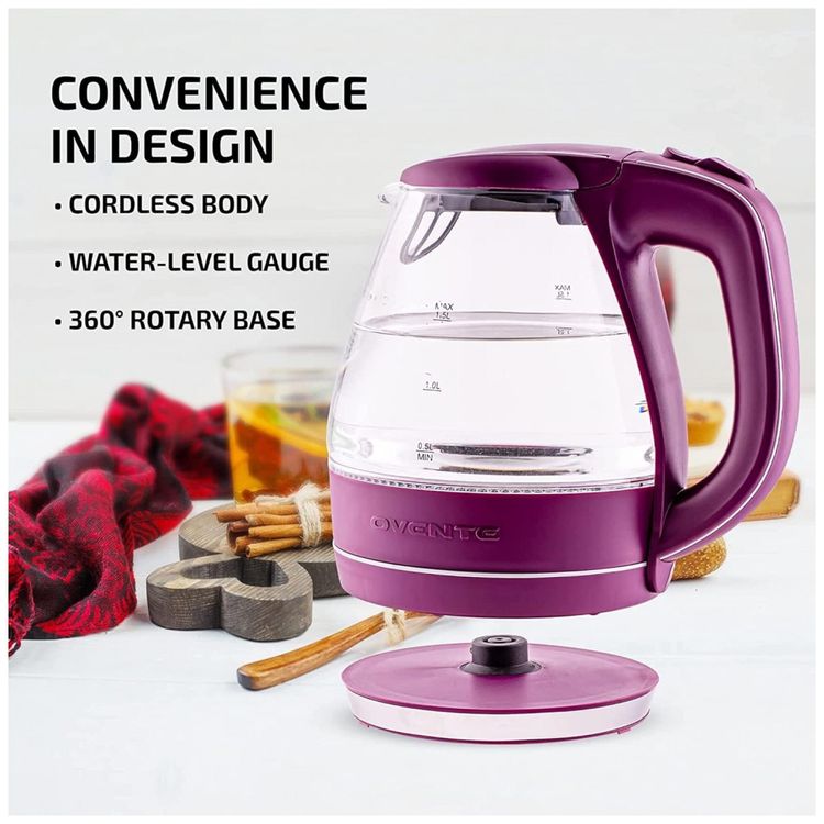 Chaleira-eletrica-roxo-OVENTE-KG83P-Violeta-Escuro-foto-3