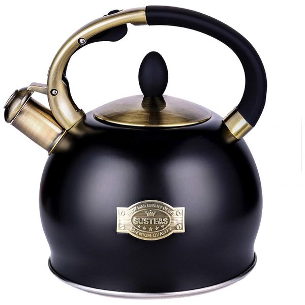 Chaleira de chá, preto, SUSTEAS PDH Black, Preto