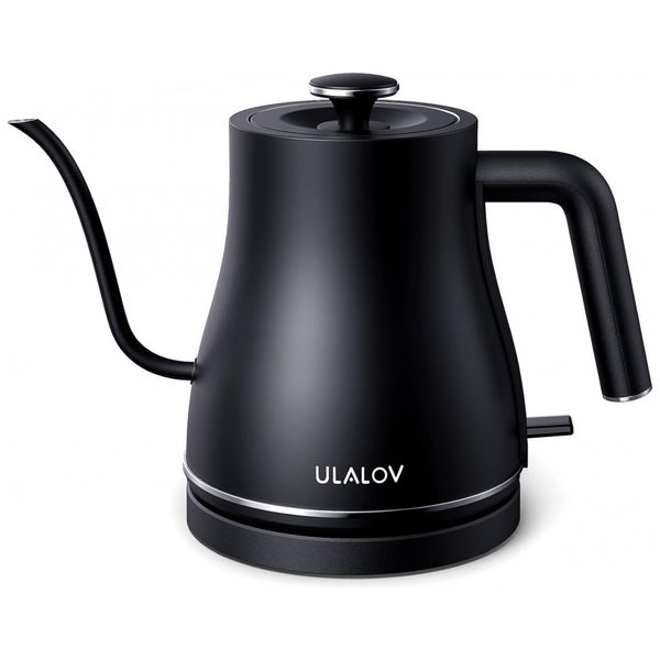 Chaleira Elétrica Gooseneck, preto, ULALOV EK C1, Preto