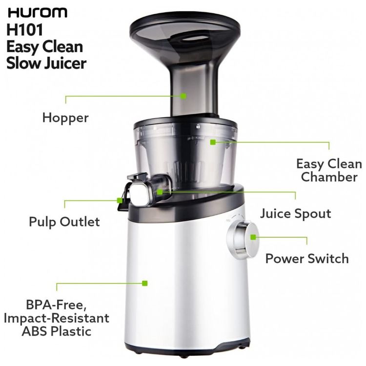Espremedor-lento-de-mastigacao-H101-Easy-Clean-prata-fosco-foto-2