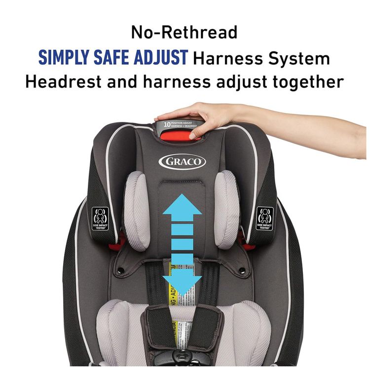 Slimfit-Cadeira-de-Bebe-3-em-1-para-carro-preto-GRACO-foto-4