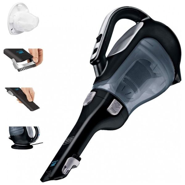 Aspirador de Pó, 600 mL, 1400 W, 20V, preto, BLACKDECKER BDH2000L, Preto