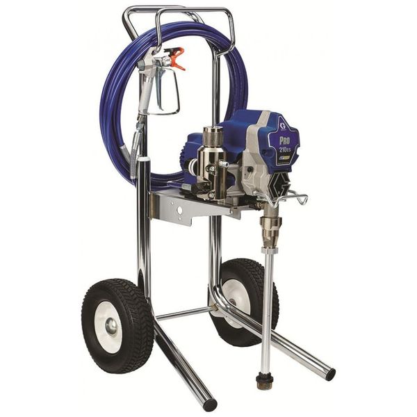 Pistola de Pintura, tinta pulverizadora airless com carrinho, 110 V, GRACO 17C305, Prateado