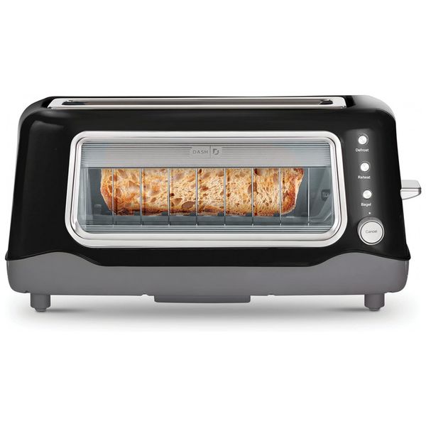 Torradeira, com 2 fatias, 1100W, preta, 110v, DASH DVTS501, Preto