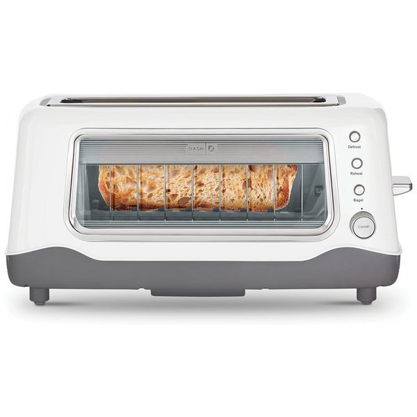 Torradeira, com 2 fatias, 1100W, branca, 110v, DASH DVTS501, Branco