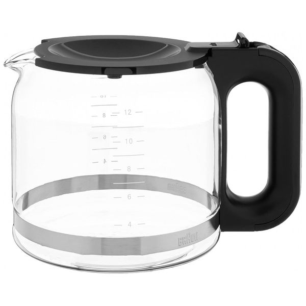 Jarra, Copo para Cafeteira, capacidade de 3,4mL ou 12 xícaras, BRAUN BRSC005, Preto