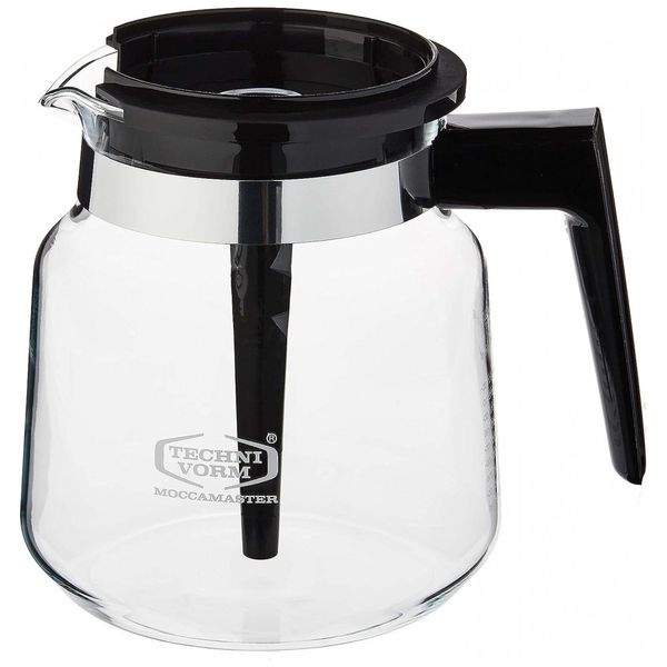 Jarra, Copo para Cafeteira, vidro, 1,182 mL ou 40oz, TECHNIVORM MOCCAMASTER Moccamaster, Preto