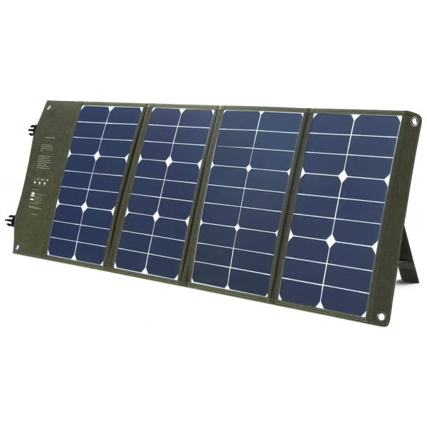 Painel Solar, portátil, carregador solar dobrável, 80W, 18V, 1 painel, AIMTOM, Preto