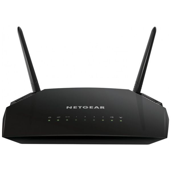 AC1200 Wi Fi Dual Band Roteador velocidade 1200 Mbps até 20 aparelhos área 111 m2, NETGEAR R6230 100NAS, Preto