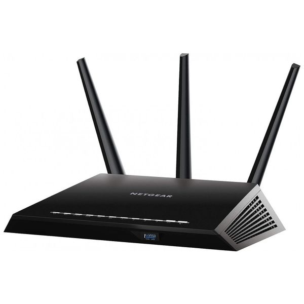 Nighthawk Smart Wi Fi Dual Band Rpteador vel 1900 Mbps até 30 aparelhos com área de 167 m2, NETGEAR R6900P 100NAS, Preto