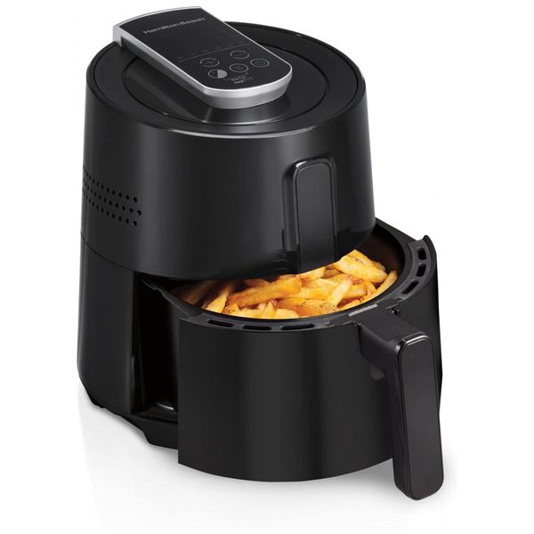 Fritadeira Elétrica Air Fryer sem Óleo, 6 Configurações, Painel Digital, 1400W, 3,5L, 110V - HAMILTON BEACH 35050, Preto