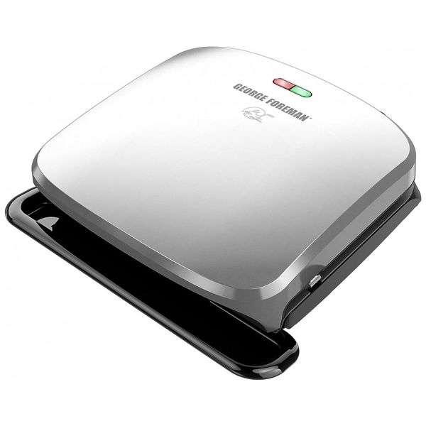 Grill 4 Porções, 110v, GEORGE FOREMAN GRP3060P, Prateado