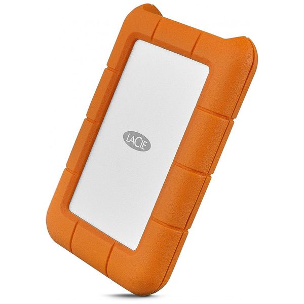 Rugged Disco Rígido Externo, á prova de choque, HDD, 1TB USB com USB 3.0, LACIE STFR1000800, Prateado