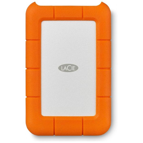 Rugged Disco Rígido Externo, a prova de choque, 4TB USB com USB 3.0, LACIE STFR4000800, Prateado