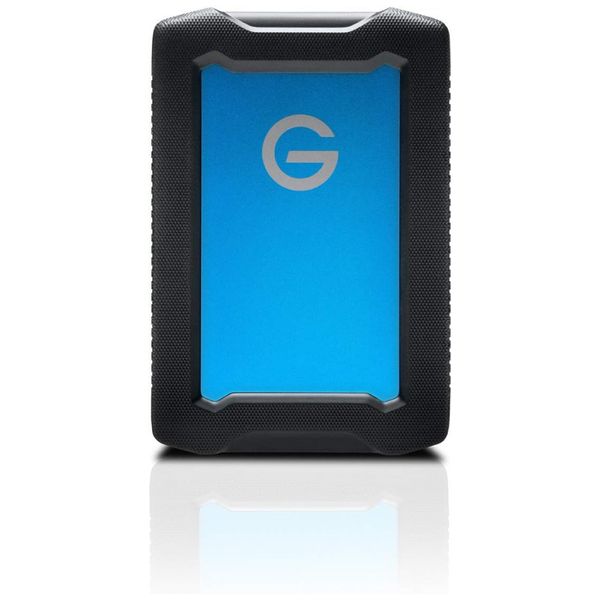 Disco Rígido Externo, Á prova de Choque IP54, 4TB USB com USB 3.1 Gen 1 1, G TECHNOLOGY 0G10435 1, Azul