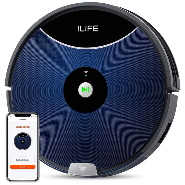 ILIFE A80 Aspirador Robô 2 em 1 c, Wi Fi Sucção 2000Pa 110V
