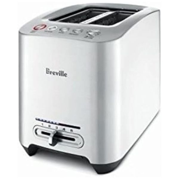 Torradeira Elétrica com 2 Fatias 900W, Aço Inoxidável, 110v, BREVILLE BTA820XL, Prateado