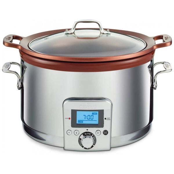 Panela Elétrica Digital 4.7L, Programável, Aço Inoxidável, 110V 320W, ALL CLAD SD492D50, Prateado