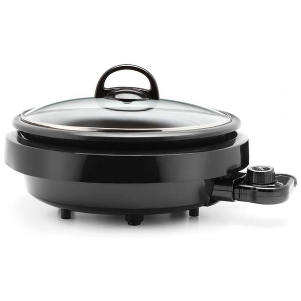 Churrasqueira Elétrica 3 em 1 Portátil, 1200W, 110v, AROMA HOUSEWARES ASP 137B, Preto