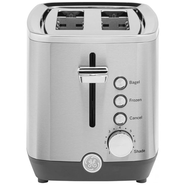 Torradeira 2 Fatias 3 Configurações 7 Níveis, 850W, Aço Inoxidável, 110v, GE G9TMA2SSPSS, Prateado