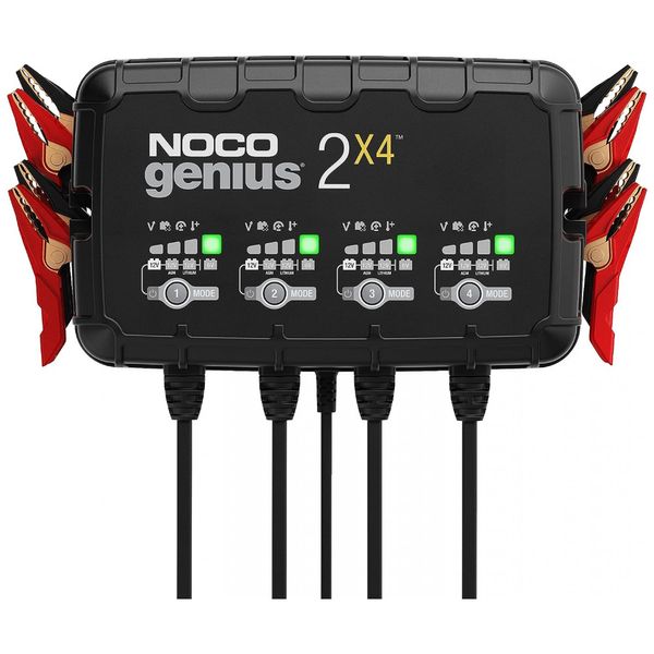 NOCO GENIUS2X4, Carregador de Bateria Inteligente 6V 12V