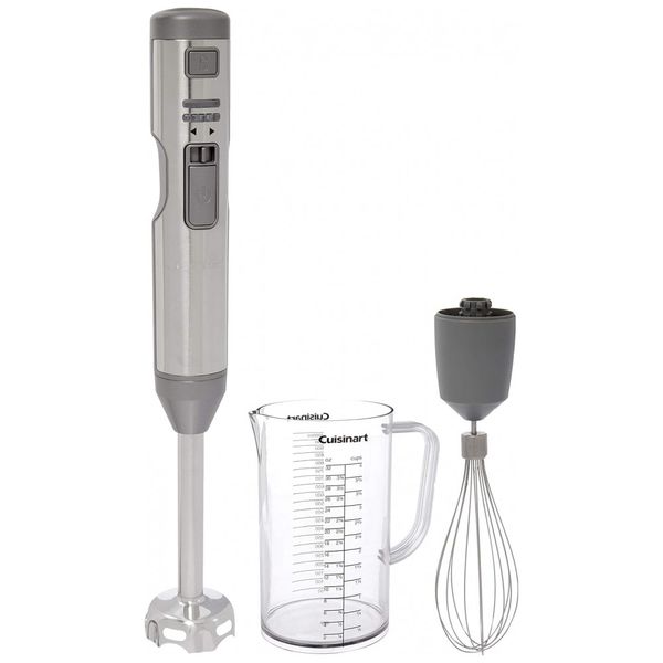 Misturador Recarregável 5 Vel 10W, Bivolt, CUISINART CSB 400CD, Prateado