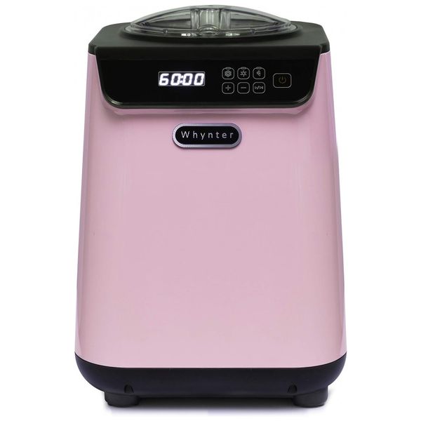 Sorveteira Automática 1.2 L Tela LCD 135W, WHYNTER ICM 128BPS, Rosa