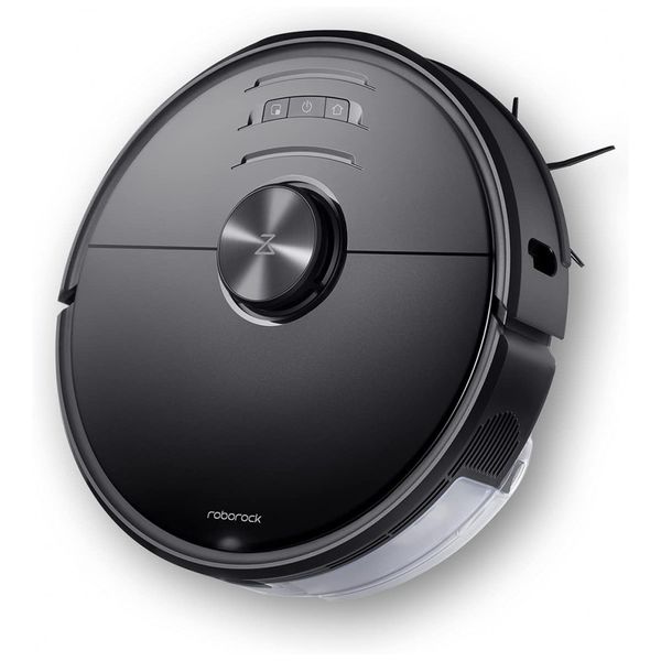 Aspirador de Pó Robô Potente 2500Pa Mapeamento Área 239 m2, ROBOROCK S6 MaxV, Preto