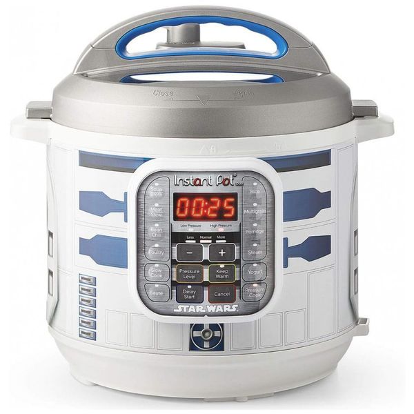 Panela de Pressão Elétrica Capacidade 5.6L  Aço Inoxidável, 110V 1200W, Instant Pot Star War Duo, Branco