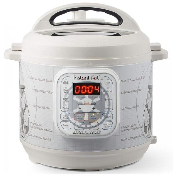 Panela de Pressão Elétrica Capacidade 5.6L, 110V 1000W, INSTANT POT Star Wars 112 0105 01, Branco