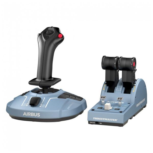 TCA Joysticks e Quadrante Acelerador Edição Airbus PC, Windows, THRUSTMASTER 2960842.0, Azul