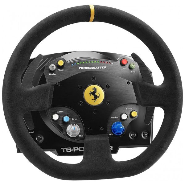 TS PC Volante Replica Ferrari Licenciado PC Windows, THRUSTMASTER 2969103, Preto