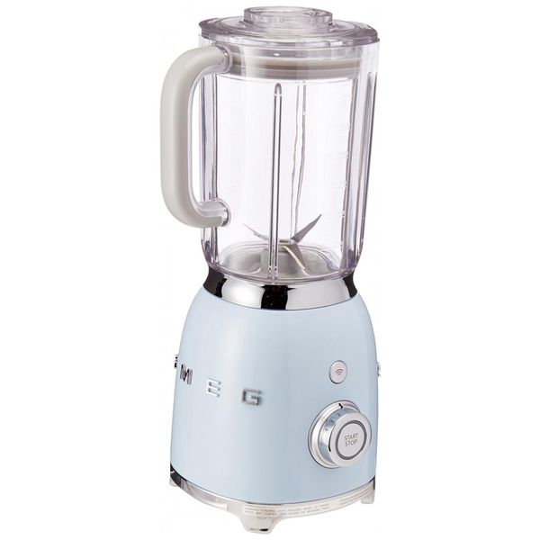 Liquidificador de Bancada Retrô anos 50 Capacidade 1.5L 4 Velocidades, SMEG BLF01PBUS, Azul
