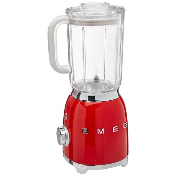 Liquidificador de Bancada Retrô anos 50, Capacidade 1.5L Vel 600W, SMEG BLF01RDUS, Vermelho