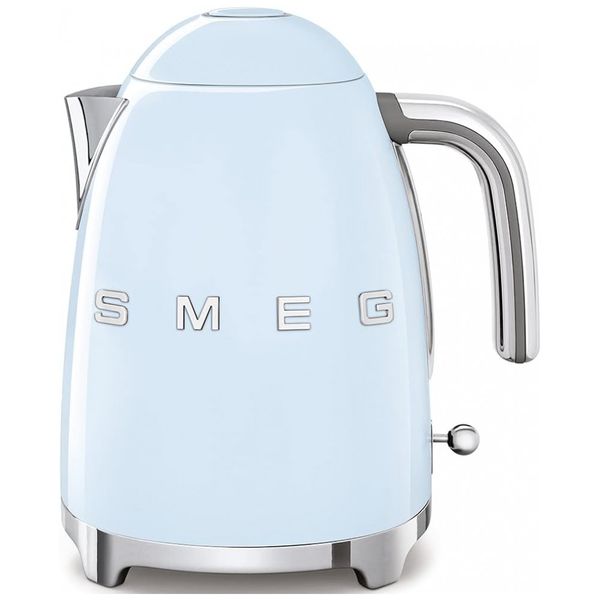 Chaleira Elétrica Retrô anos 50, Capacidade 1.7L, Pastel, SMEG KLF03PBUS, Azul claro