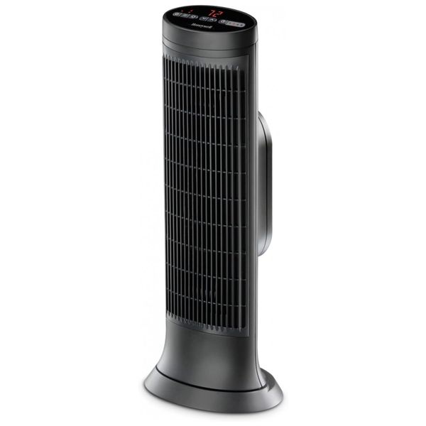 Aquecedor Cerâmico de Torre Elétrico Digital 1500W 110V, Honeywell HCE322V, Preto