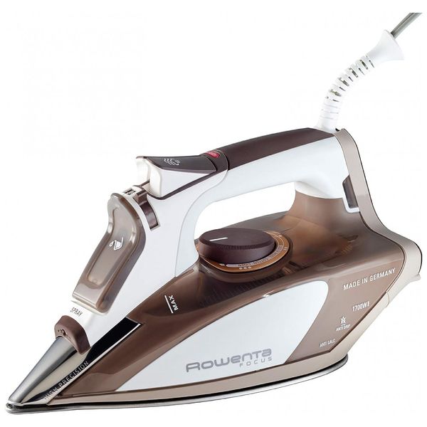 Ferro de Passar a Vapor DW5080 Desligamento Automático 1700W, ROWENTA 1110030632, Marrom