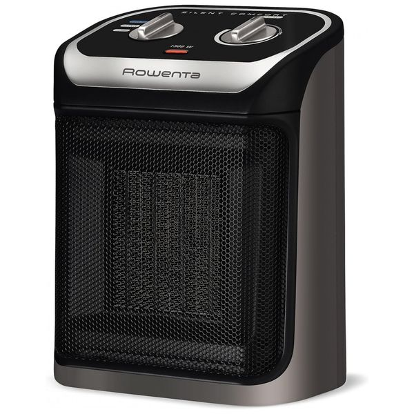 Aquecedor Cerâmico Portátil Frio e Quente Silencioso 1500W, Área 19 m2, 110v, ROWENTA 1830006490, Preto