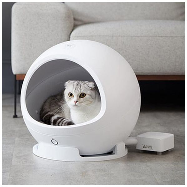 Casa Inteligente para Cães e Gatos Ar quente e Frio Controle por App, PETKIT, Branco
